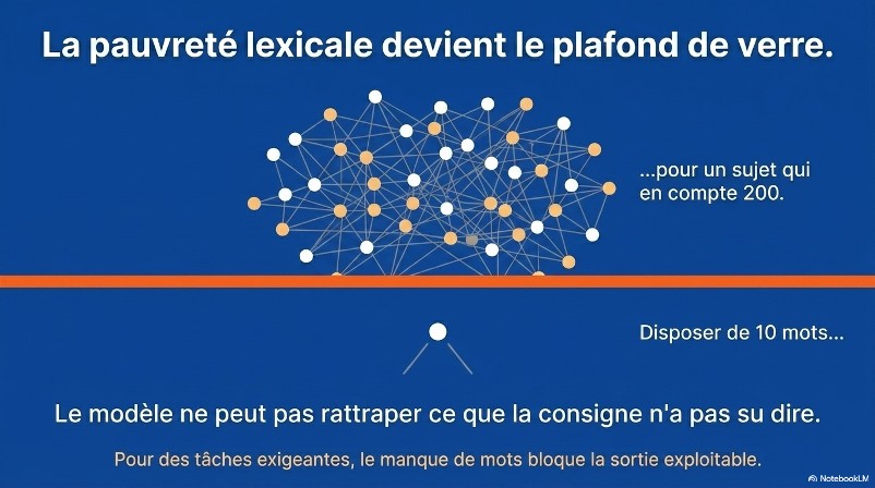 Diapositive 4 du carrousel publié avec « IA & richesse du langage »